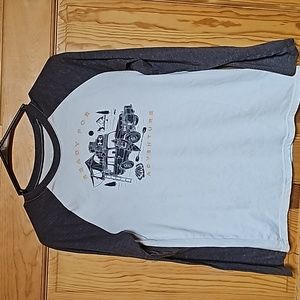 Boys large long-sleeved Under Armour Ready for Adventure T-shirt